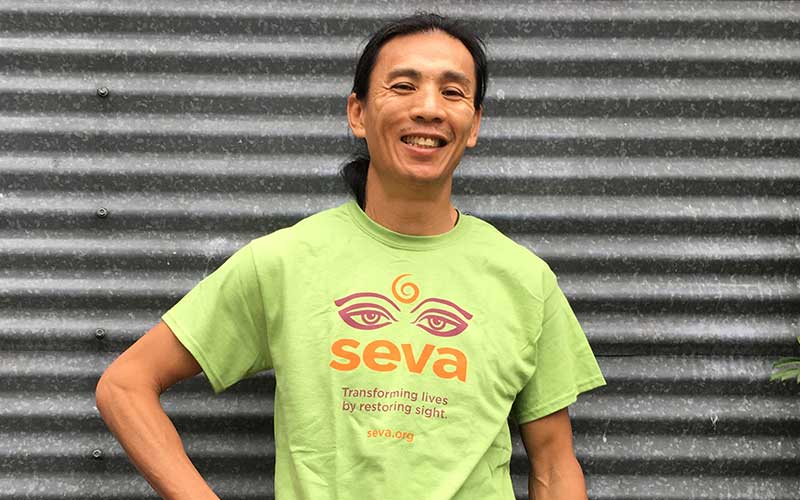 Men's Kiwi Green New Seva T Shirt