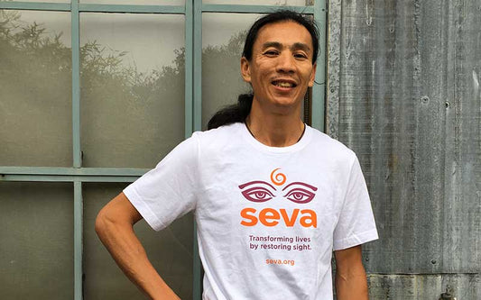 Men's White New Seva T Shirt