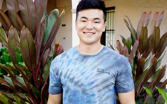 Men's Tie Dyed T with Pocket Logo